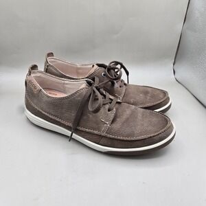 Ecco Chase II Moc Brown Leather Shoes Women Size EU 41 US 10 M Sneakers